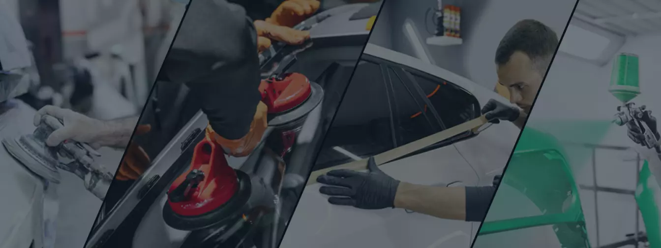 Боење на автомобили, стакло и каросерија