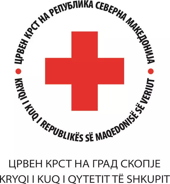 ЦРВЕН КРСТ на град Скопје